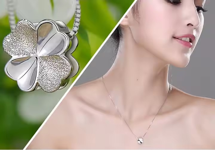 Lucky To Call You Mine Clover Necklace