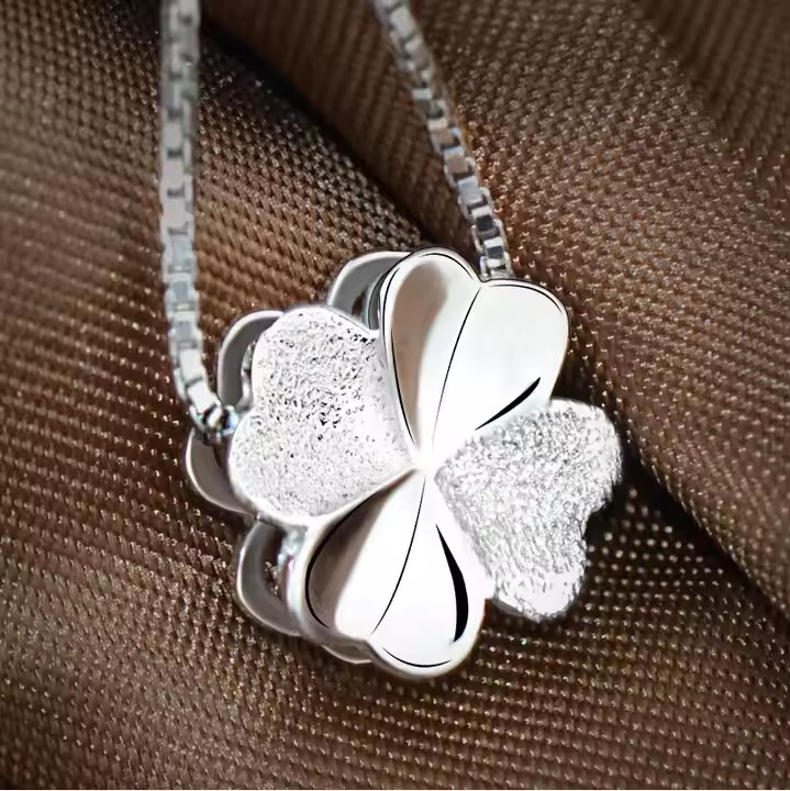 Lucky To Call You Mine Clover Necklace