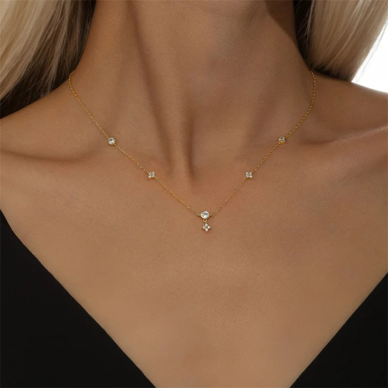 Radiant Forever Zircon Necklace