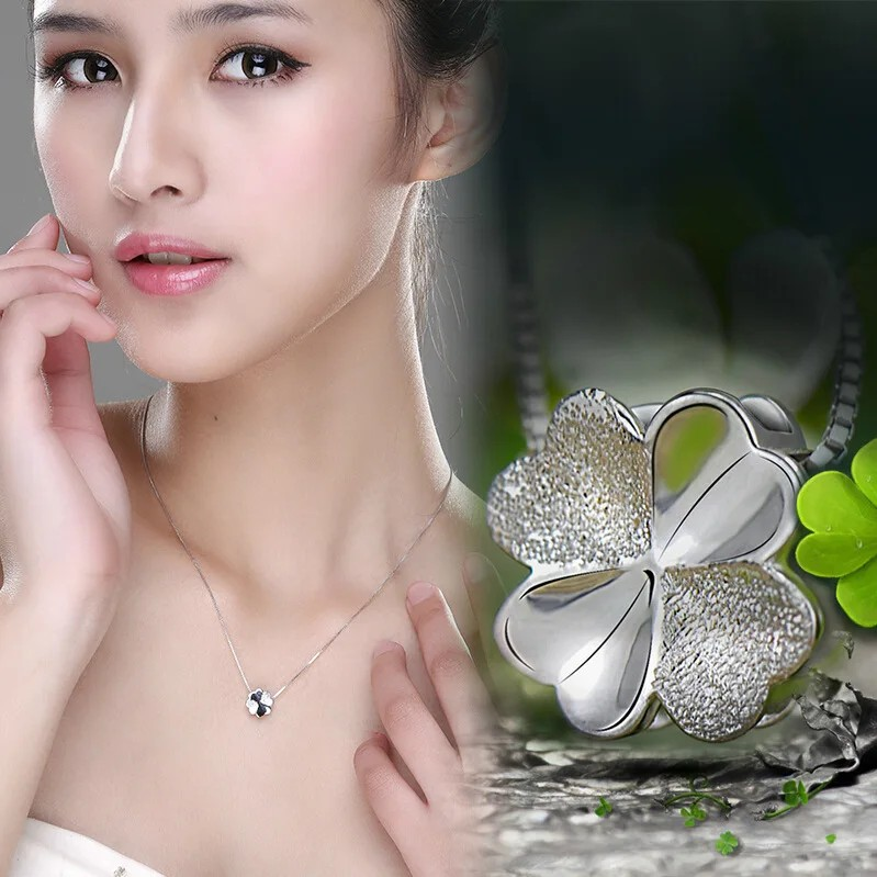 Lucky To Call You Mine Clover Necklace