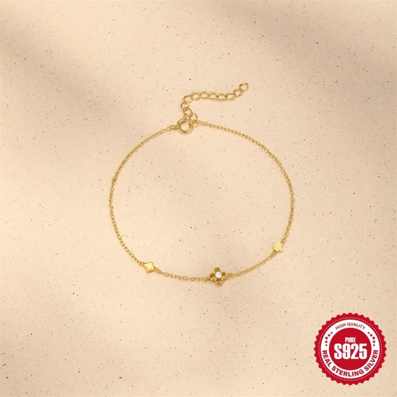 Tied In Luck Clover Bracelet